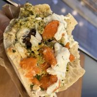 Super tasty falafel   at Maoz in Barcelona