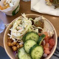 Falafel bowl 🥙  at Maoz in Barcelona