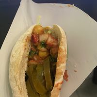 Falafel pitta   at Maoz in Barcelona