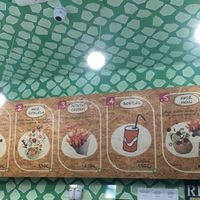 Menu  at Maoz in Barcelona