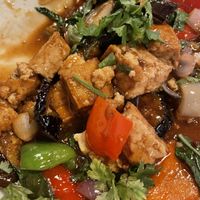 Tofu eggplant at Dagon in Honolulu