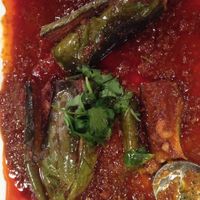 Eggplant curry at Dagon in Honolulu