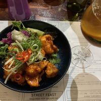 General tsao’s cauliflower  at Hideaway Kitchen & Bar in Broadbeach