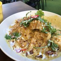 Eggplant and tofu curry.  at Hideaway Kitchen & Bar in Broadbeach
