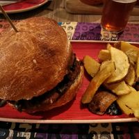 La Veggie burguer at Kadabra León in Leon