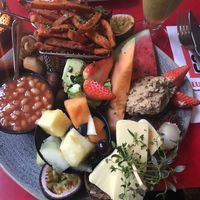 Vegan brunch  at Luna's Diner in Copenhagen