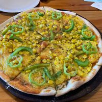 Mexican pizza at La Pizzeria Chaitén in Chaiten