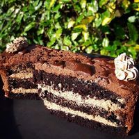 Chocolate cake at Bakkerij Van Planten in Tilburg