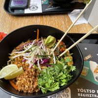 Udon with tofu  at Padthai Wokbar in Budapest
