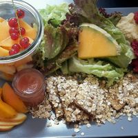 "go vegan" breakfast at Lille Hus in Mainz