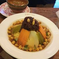 Vegan tajine with couscous at Morococo Cafe - 모로코코 카페 in Seoul
