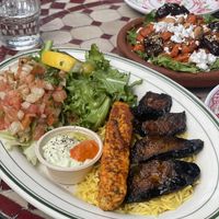 Veggie over rice. Yummy tempeh  & eggplant   at Morococo Cafe - 모로코코 카페 in Seoul