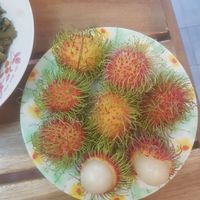 Free rambutan at Somjit in Chanthaburi