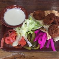 $7 Falafel Platter at A1 Bakery in Brunswick