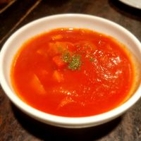 Tomato soup which is so good for winter at AIN SOPH.Journey in Kyoto