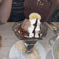 Chocolate banana parfait  at AIN SOPH.Journey in Kyoto