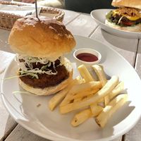 Chicken patty burger   at AIN SOPH.Journey in Kyoto