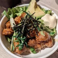 Teriyaki style fried chicken on rice at AIN SOPH.Journey in Kyoto