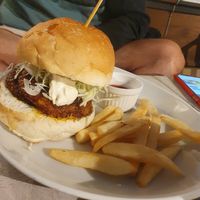Soy cutlet burger at AIN SOPH.Journey in Kyoto