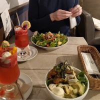 Teriyaki fried "chicken", taco rice and raspberry cream sodas at AIN SOPH.Journey in Kyoto