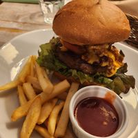 Chilli cheese burger at AIN SOPH.Journey in Kyoto