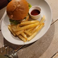 Burger set at AIN SOPH.Journey in Kyoto