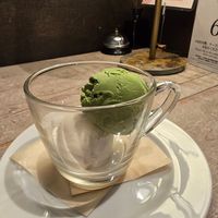 Ice cream Macha and vanilla at AIN SOPH.Journey in Kyoto