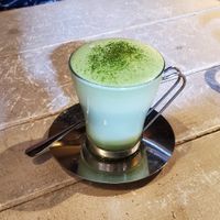 Matcha Latte (pretty weak flavor) at AIN SOPH.Journey in Kyoto