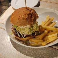 Soy cutlet burger at AIN SOPH.Journey in Kyoto