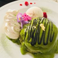 Matcha Pancakes at AIN SOPH.Journey in Kyoto