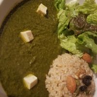 green curry with vegan paneer at AIN SOPH.Journey in Kyoto