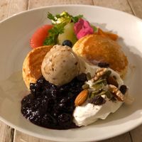 Would come back just for these pancakes at AIN SOPH.Journey in Kyoto