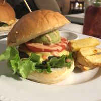 Burger was good, not amazing. Needed more bite. Tasted good with tomato sauce added though at AIN SOPH.Journey in Kyoto