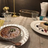 dessert - creme brulee and cheesecake  at AIN SOPH.Journey in Kyoto