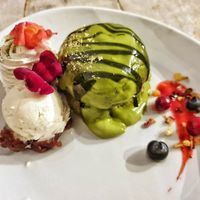 Heavenly matcha pancakes (gluten free) at AIN SOPH.Journey in Kyoto