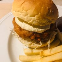 Soy chicken burger  at AIN SOPH.Journey in Kyoto