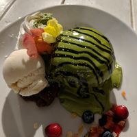 Green tea pancake at AIN SOPH.Journey in Kyoto