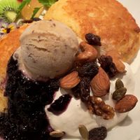 Vegan pancakes at AIN SOPH.Journey in Kyoto