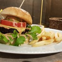 Amazing cheeze burger ! at AIN SOPH.Journey in Kyoto