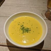 Sweet corn soup at AIN SOPH.Journey in Kyoto