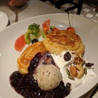 Japanese pancakes with icecream at AIN SOPH.Journey in Kyoto