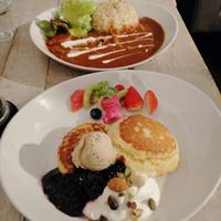 Curry and pancakes at AIN SOPH.Journey in Kyoto