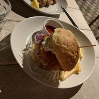 BEST Burger 😍 ‚chicken‘ with coleslaw and tartar sauce at AIN SOPH.Journey in Kyoto