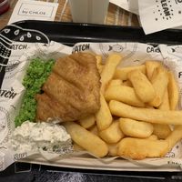 Fish and chips at By Chloe - Covent Garden in London