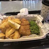 Fish and chips at By Chloe - Covent Garden in London
