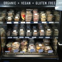 Lots of vegan and raw vegan ready-to-eat food! at Raw Deal in Menomonie