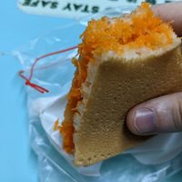 Coconut pancake at Granny's Pancake in Central Singapore