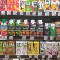 Juices, smoothies, soy milks at Natural Lawson - Higashi Totsuka in Yokohama