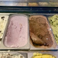 2 vegan ice creams! Lavender and Chocolate at Nature's Organic Ice Cream in Fremont