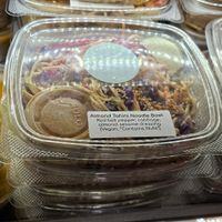 Almond tahini noodle bowl at SEA - Floret in Seattle